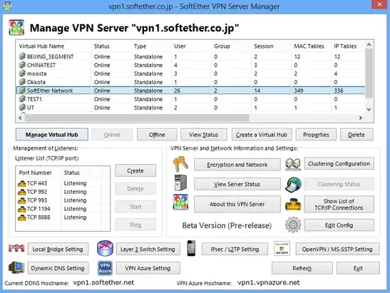 Descargue la herramienta web o la aplicación web SoftEther VPN