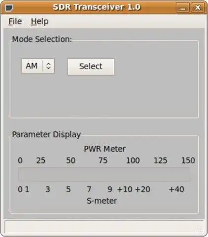 Download web tool or web app Software Defined Radio Transceiver
