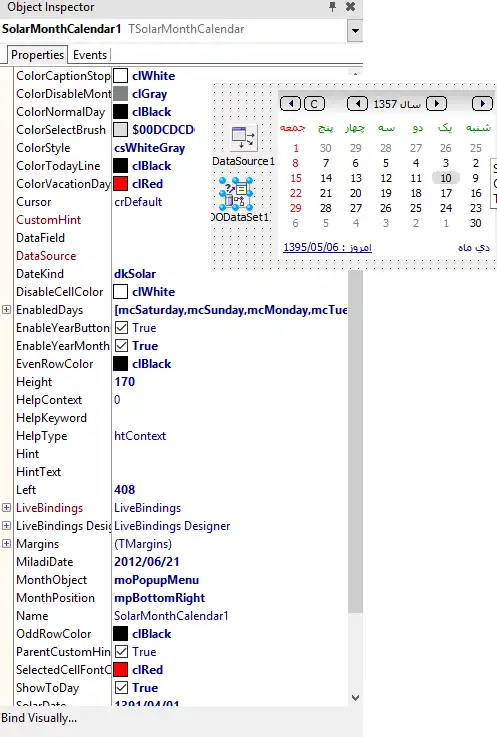 Scarica lo strumento web o l'app web Calendario solare