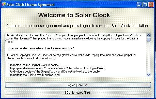 下载网络工具或网络应用程序 Solar Clock