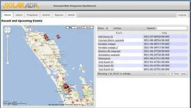 Unduh alat web atau aplikasi web SolarNetwork