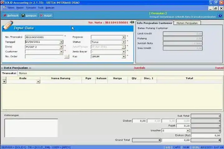 Download web tool or web app SOLID Accounting