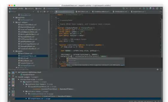 IntelliJ के लिए वेब टूल या वेब ऐप सॉलिडिटी प्लगइन डाउनलोड करें