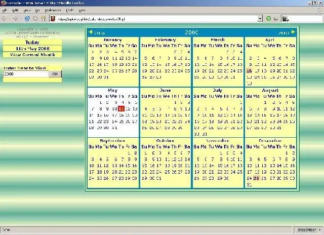 Download web tool or web app Solistic Calendar