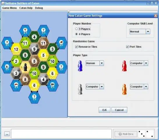 Download web tool or web app Solitaire Settlers of Catan ComputerGame to run in Linux online