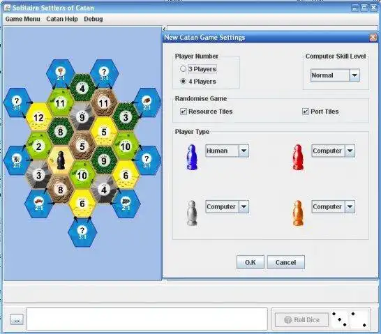 Download web tool or web app Solitaire Settlers of Catan ComputerGame to run in Windows online over Linux online