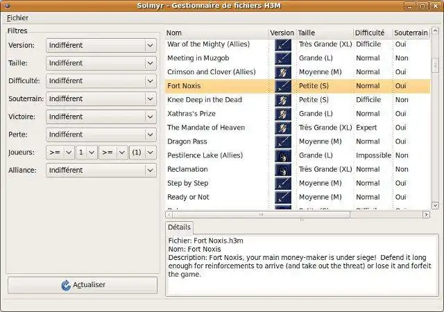 Download web tool or web app Solmyr - H3M Manager to run in Linux online