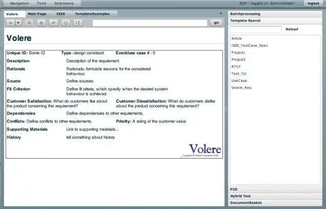 Download web tool or web app SOP 2.0