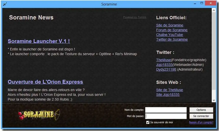 قم بتنزيل أداة الويب أو تطبيق الويب Soramine-LM-Launcher للتشغيل في Linux عبر الإنترنت