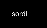 Run sordi in OnWorks free hosting provider over Ubuntu Online, Fedora Online, Windows online emulator or MAC OS online emulator