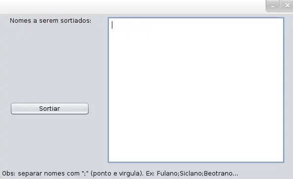 Download web tool or web app Sorteio