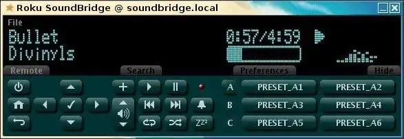 Download web tool or web app SoundBridgeCommander