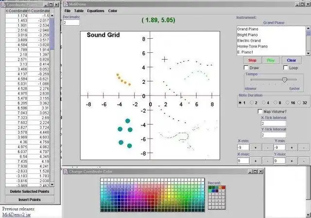 Download web tool or web app Sound Grid