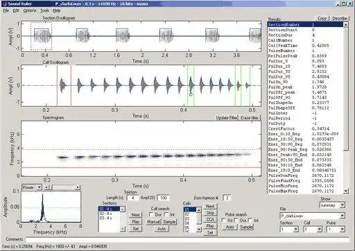 Download web tool or web app SoundRuler to run in Windows online over Linux online