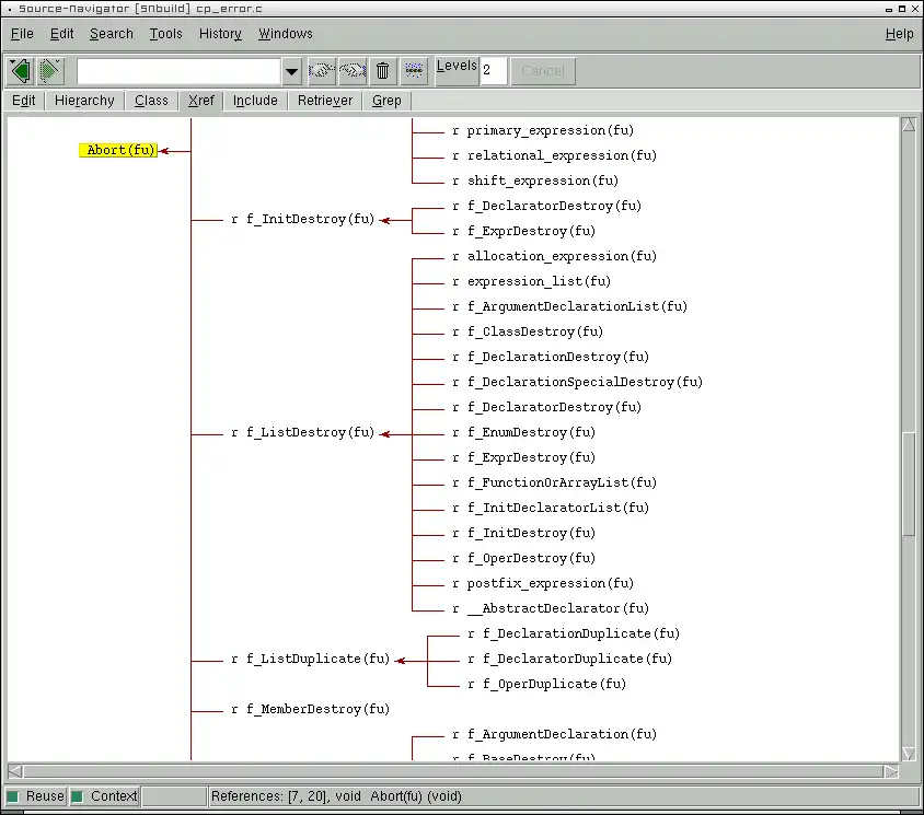 Descargue la herramienta web o la aplicación web Source Navigator NG