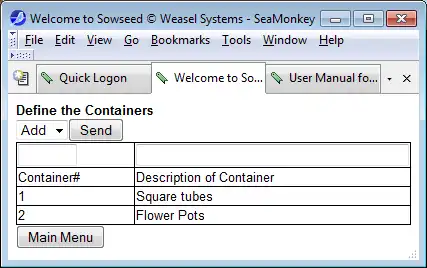 Download webtool of webapp Sowseed om online onder Linux te draaien