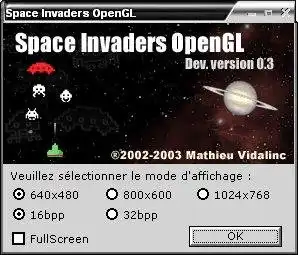 Download web tool or web app Space Invaders OpenGL