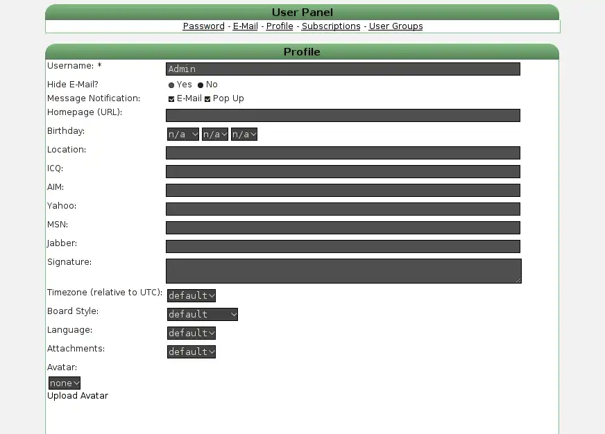 Download web tool or web app Spam Board