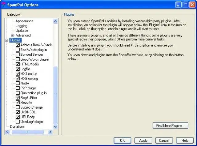 Download web tool or web app SpamPal for Windows