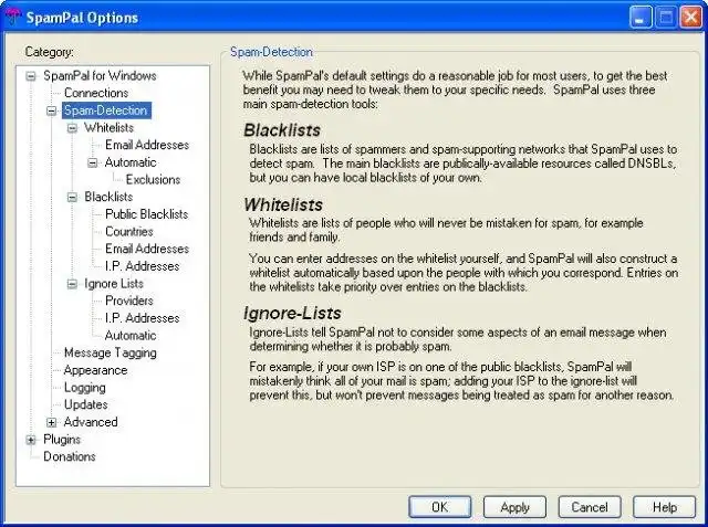 Download web tool or web app SpamPal for Windows