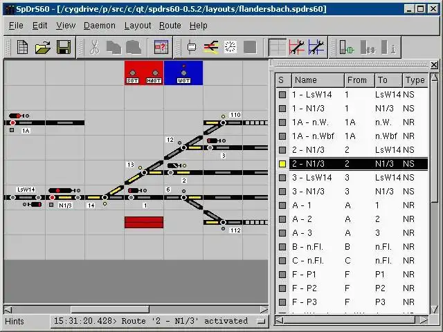 Mag-download ng web tool o web app spdrs60 - Digital Model Train Signal Box