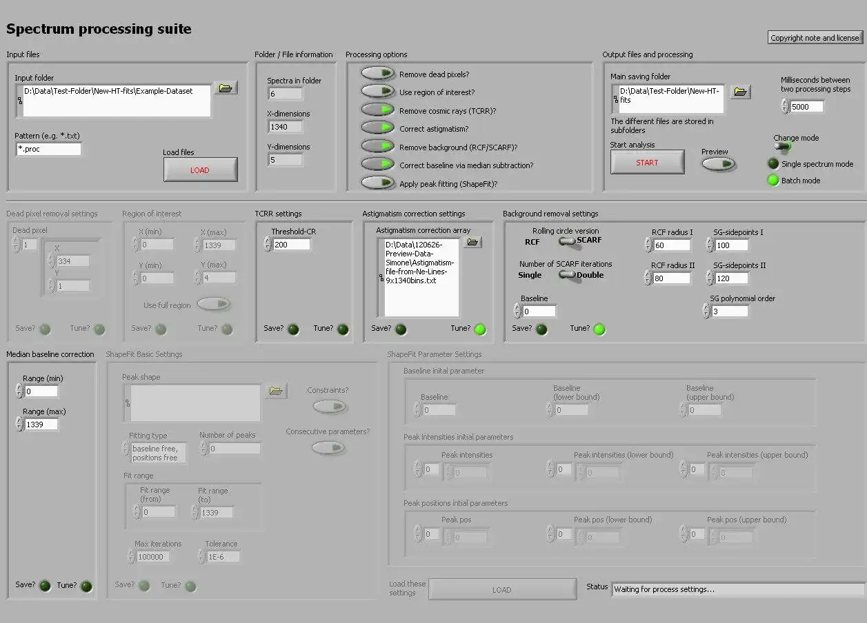 Télécharger l'outil Web ou l'application Web Outils de traitement et d'analyse des spectres