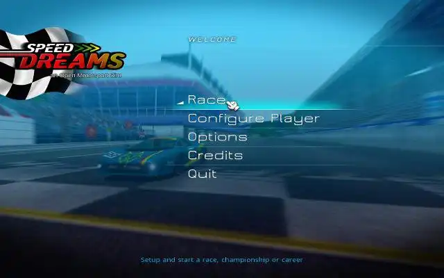Muat turun alat web atau aplikasi web Speed ​​Dreams : Open Motorsport Sim untuk dijalankan di Linux dalam talian