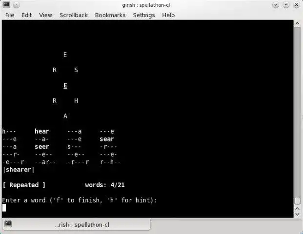 ดาวน์โหลดเครื่องมือเว็บหรือเว็บแอป Spellathon เพื่อทำงานใน Windows ออนไลน์ผ่าน Linux ออนไลน์