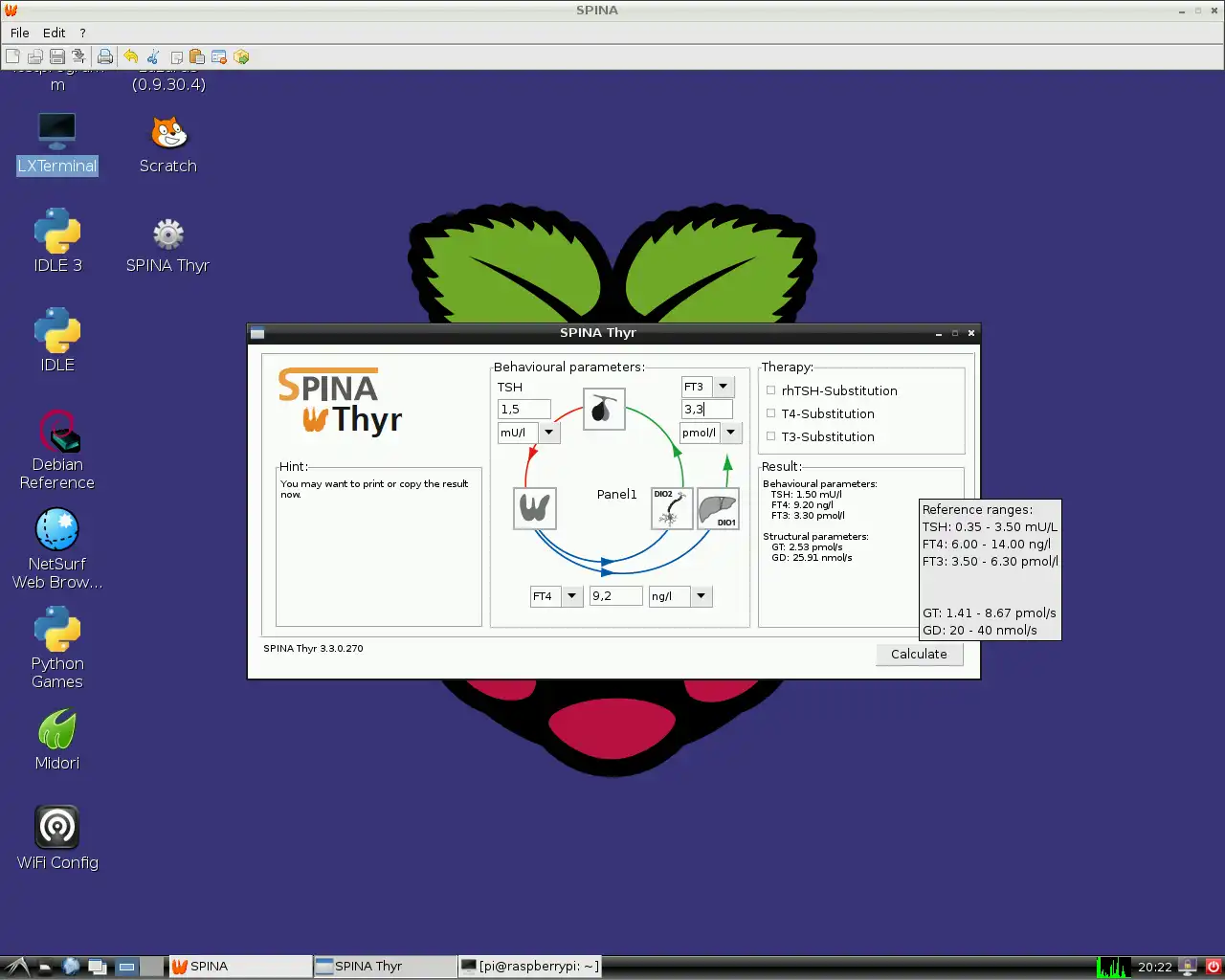 Download web tool or web app SPINA to run in Windows online over Linux online