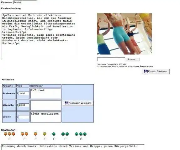 قم بتنزيل أداة الويب أو تطبيق الويب Sports Center Course Management System