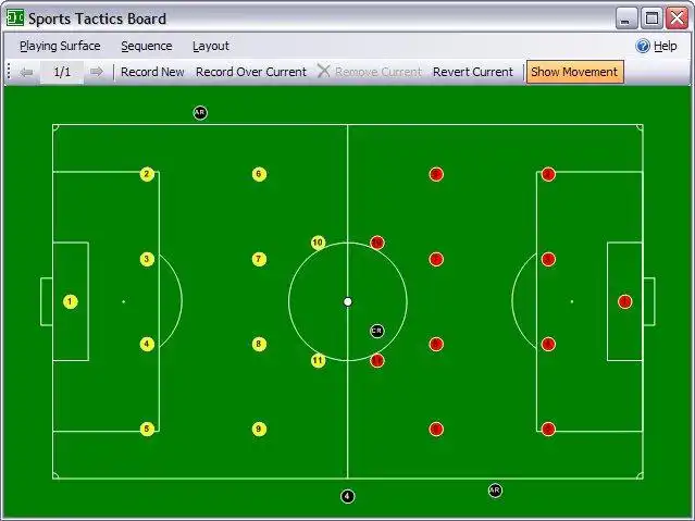 Muat turun alat web atau aplikasi web Sports Tactics Board untuk dijalankan dalam Windows dalam talian melalui Linux dalam talian