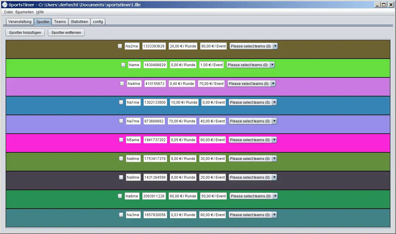 Download web tool or web app SportsTimer