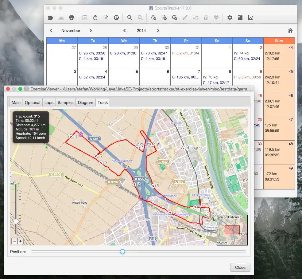 Descargue la herramienta web o la aplicación web SportsTracker