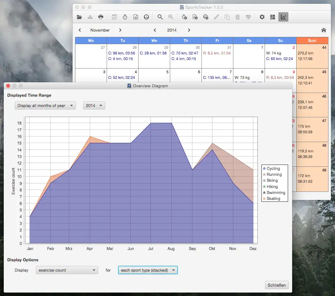 Download web tool or web app SportsTracker to run in Windows online over Linux online