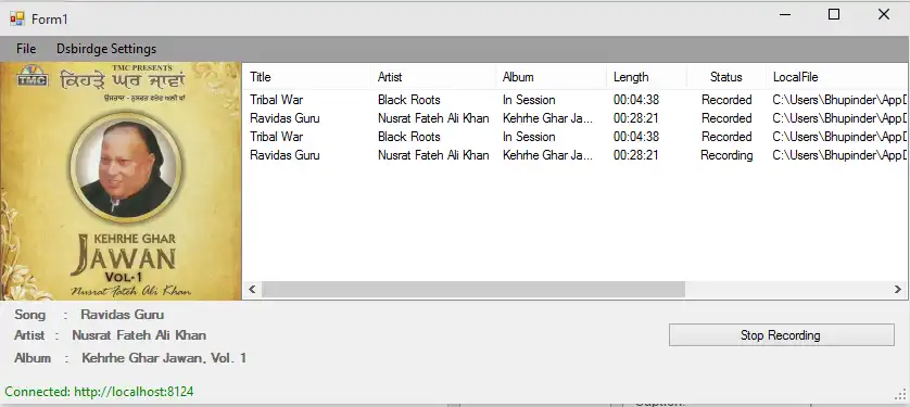 Download web tool or web app SpotSave