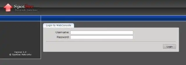 Descargue la herramienta web o la aplicación web SpotSec Network Gateway / Firewall