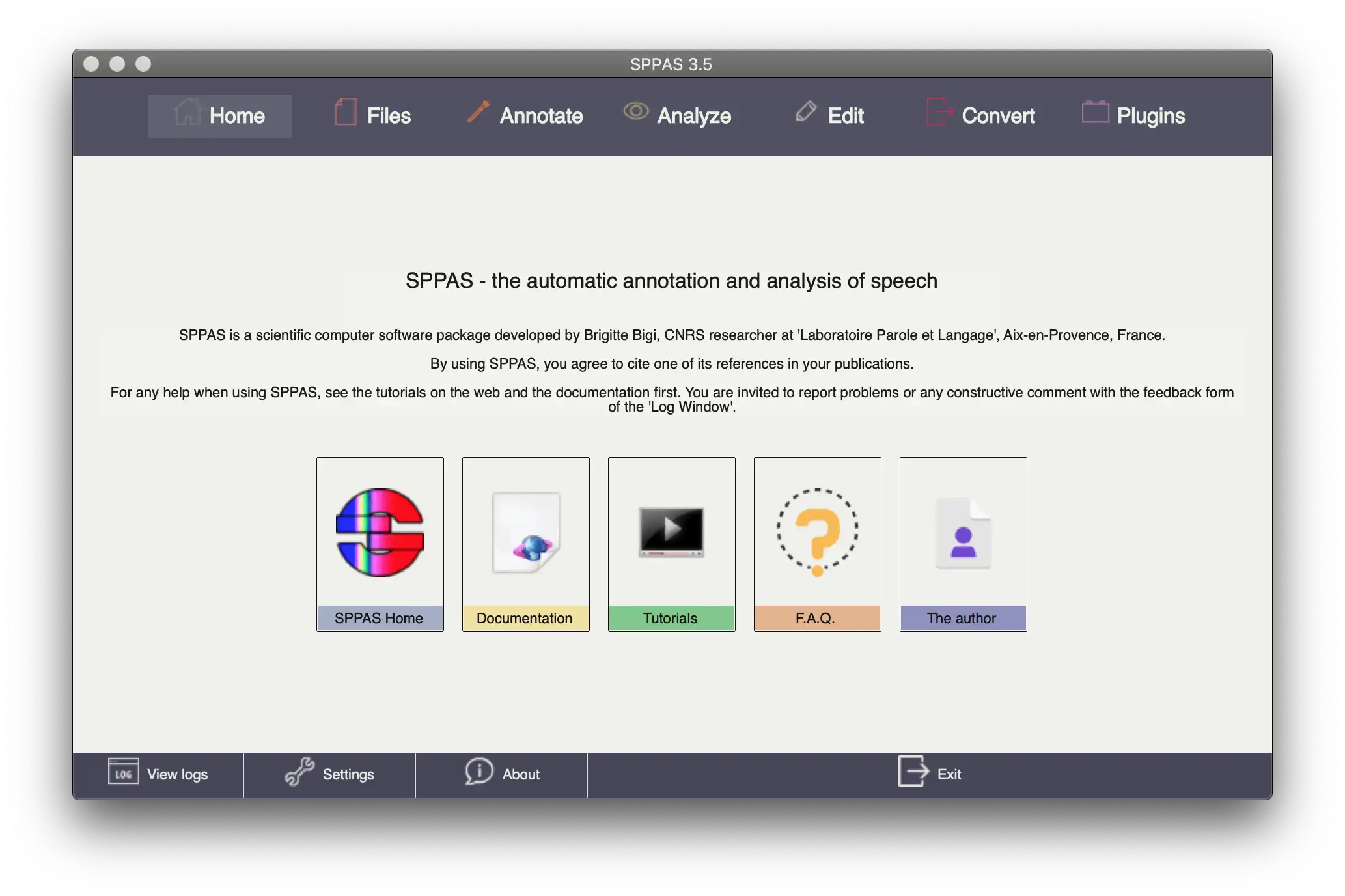 Download web tool or web app SPPAS
