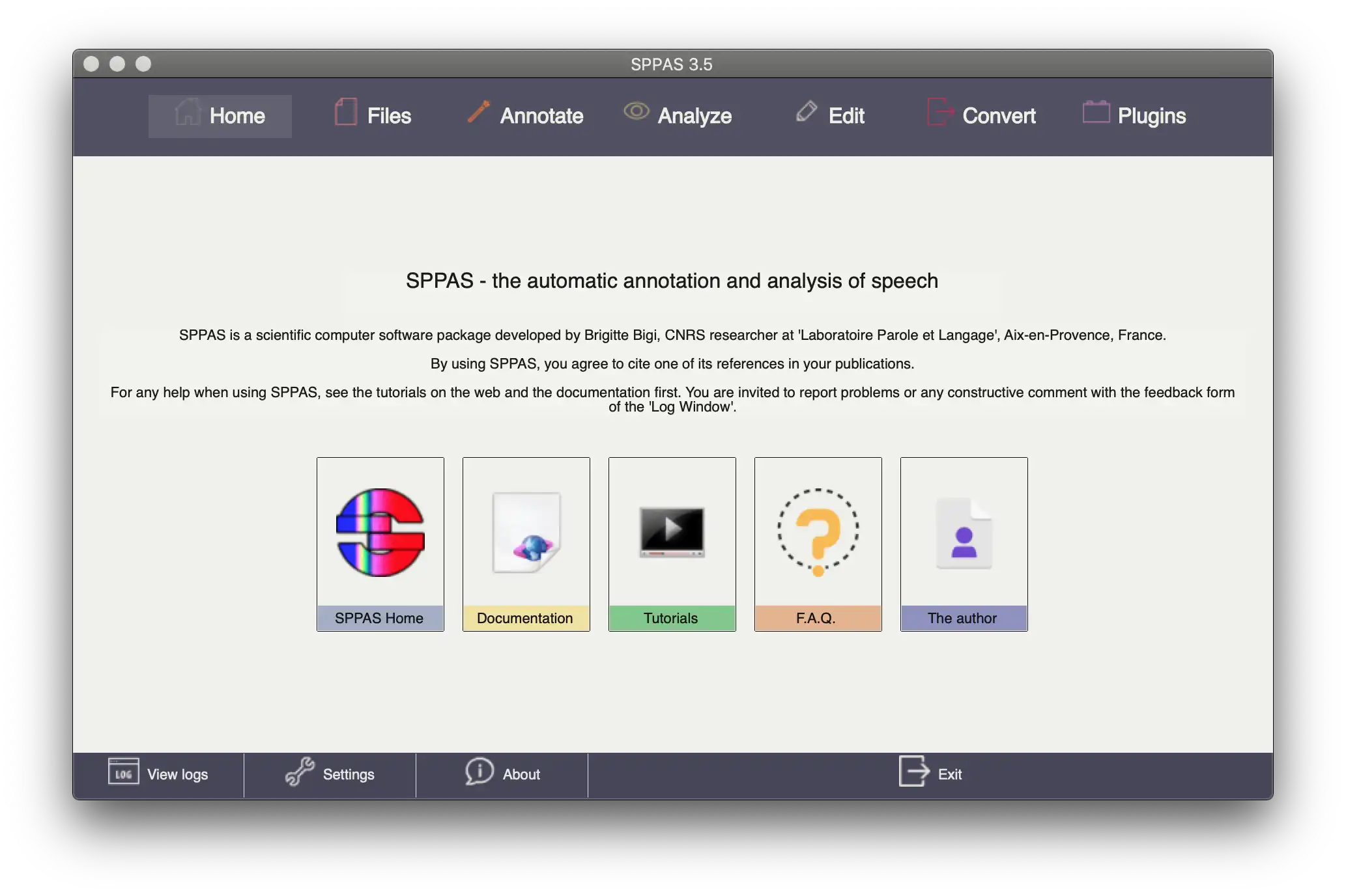 Mag-download ng web tool o web app na SPPAS