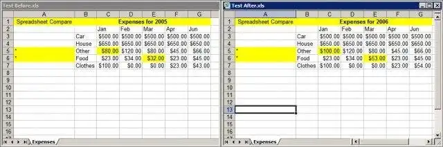 Download web tool or web app Spreadsheet Compare