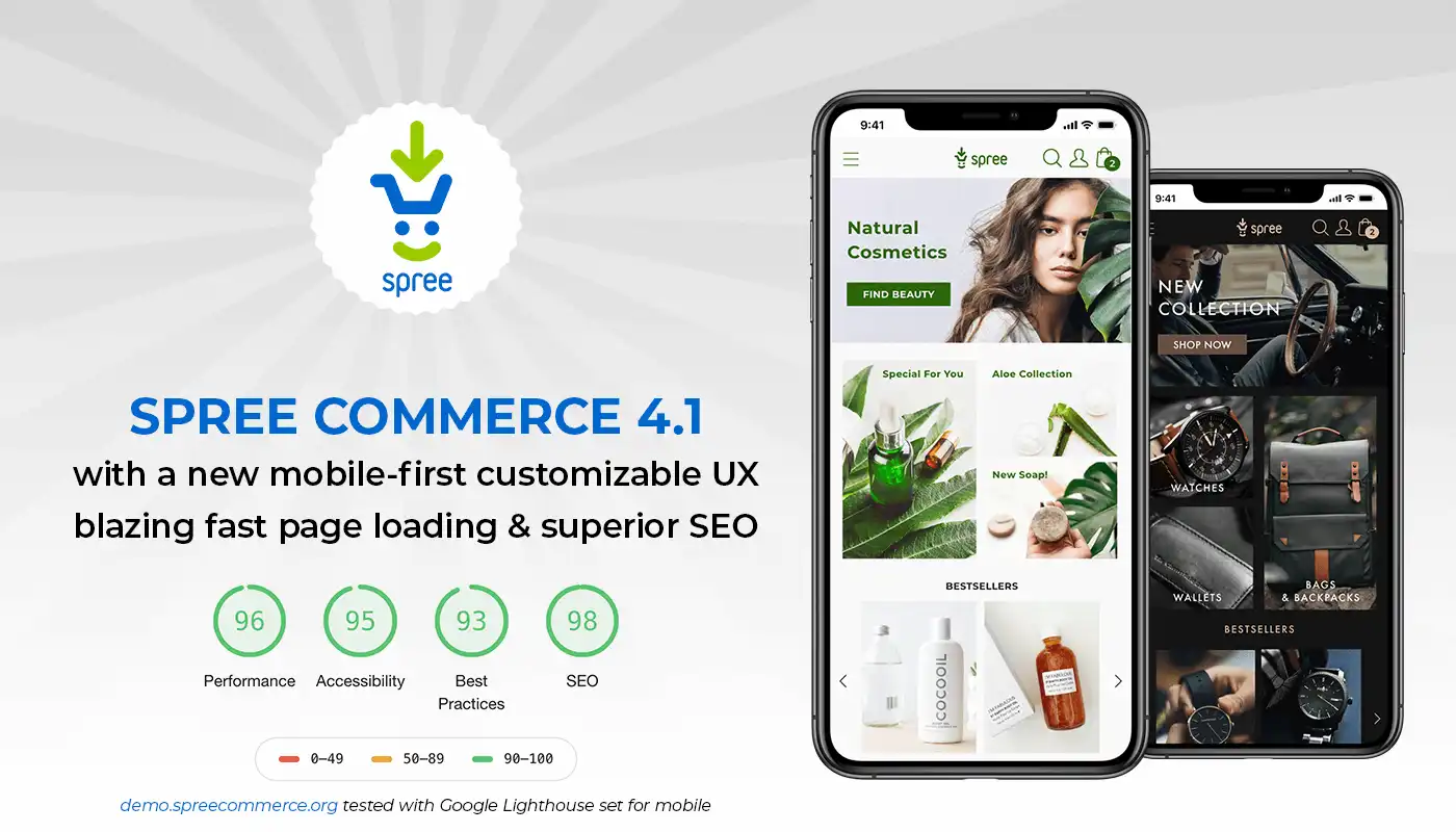 ابزار وب یا برنامه وب Spree Commerce را دانلود کنید