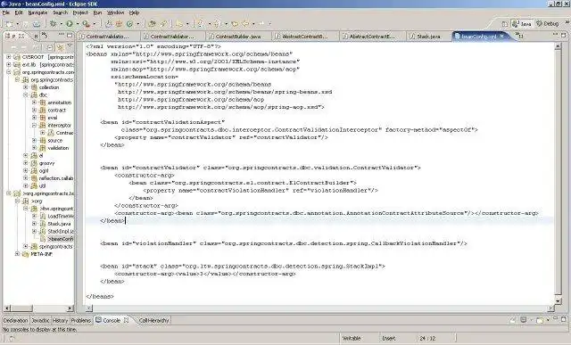 Download web tool or web app SpringContracts