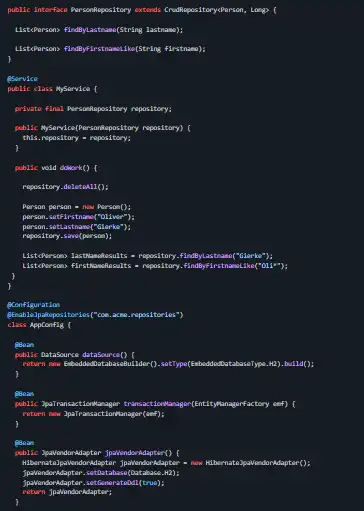 웹 도구 또는 웹 앱 Spring Data JPA 다운로드