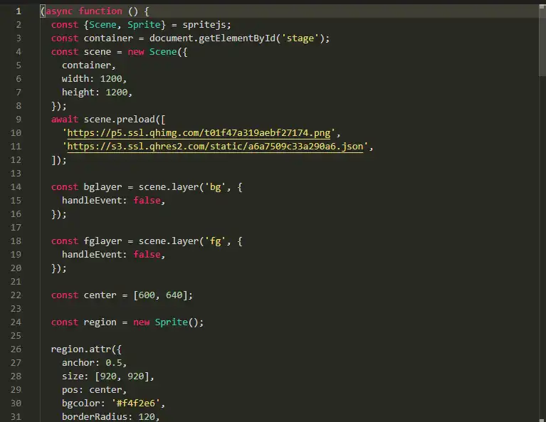 Download web tool or web app Spritejs