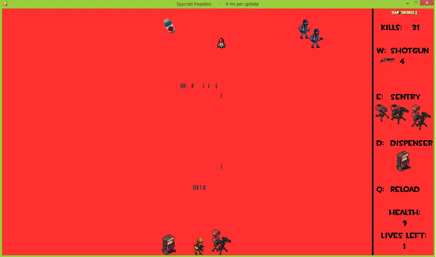 Download web tool or web app Spycrab Invaders v2 to run in Windows online over Linux online