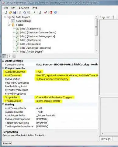 قم بتنزيل أداة الويب أو تطبيق الويب SQL Audit