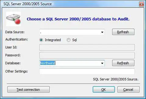 Download web tool or web app SQL Audit