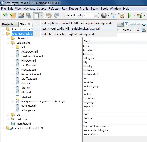 قم بتنزيل أداة الويب أو تطبيق الويب SQL DAL Maker