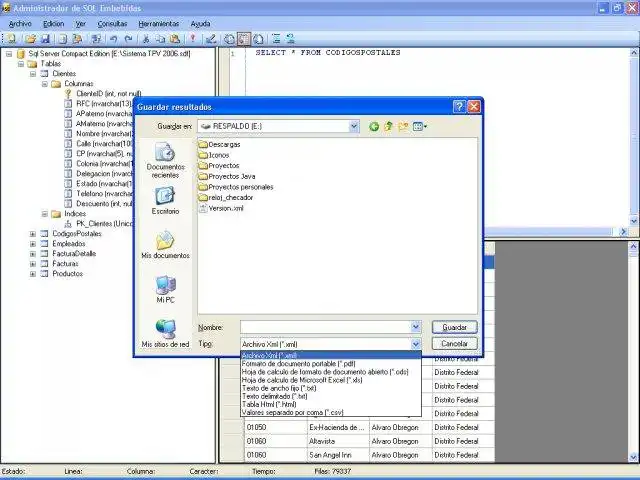 Télécharger l'outil Web ou l'application Web SQL Embedded Manager