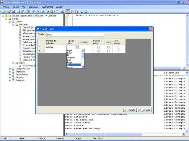 Download web tool or web app SQL Embedded Manager