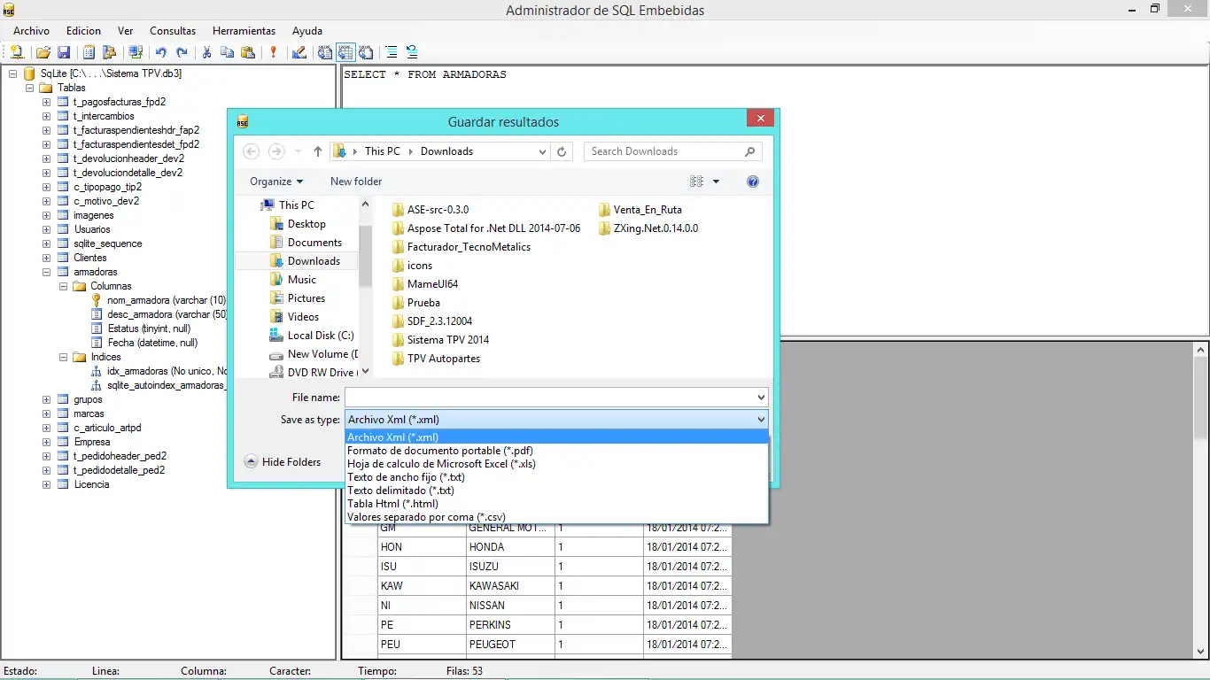 Download web tool or web app SQL Embedded Manager
